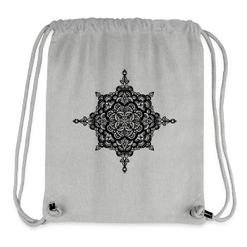 Mandala - Stanley/Stella Recycled Gym Bag - heather grey - Front