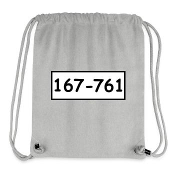 Beagle boys Bandit - Stanley/Stella Recycled Gym Bag - heather grey - Front
