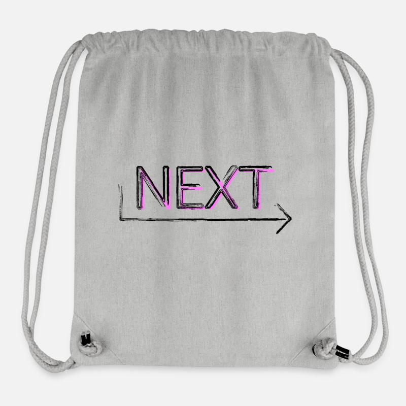 Prochain - Sac à cordon recyclé Stanley/Stella - gris chiné