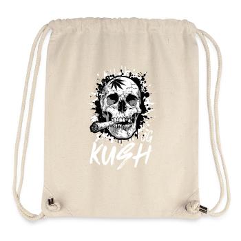 Totenkopf OG Kush Cannabis - Stanley/Stella recycelter Gym Bag - Naturweiß - Vorne