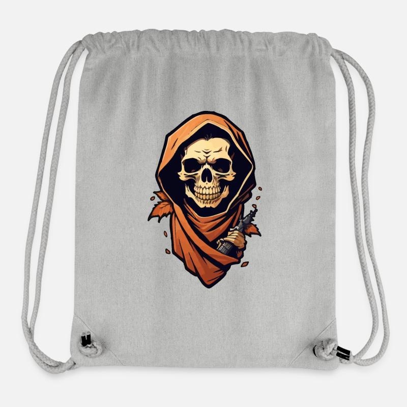 La mort dans le quartier - Sac à cordon recyclé Stanley/Stella - gris chiné