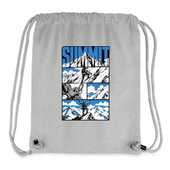Alpine Climbing Adventure - Stanley/Stella recycelter Gym Bag - Grau meliert - Vorne