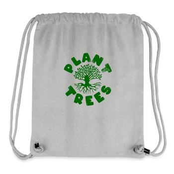 Plant Trees - Stanley/Stella recycelter Gym Bag - Grau meliert - Vorne
