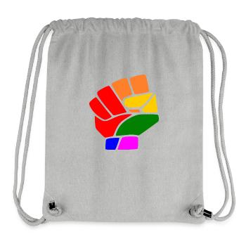 Lgbt - Stanley/Stella recycelter Gym Bag - Grau meliert - Vorne