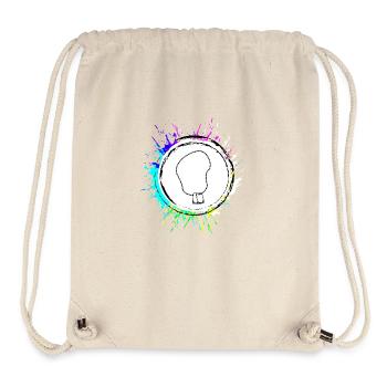 Badge Icon symbol - Stanley/Stella Recycled Gym Bag - natural - Front