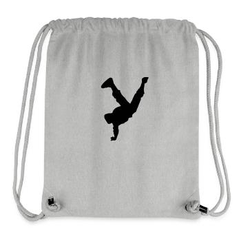 Breakdance - Stanley/Stella recycelter Gym Bag - Grau meliert - Vorne