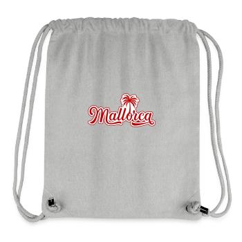 Mallorca Urlaub - Stanley/Stella recycelter Gym Bag - Grau meliert - Vorne