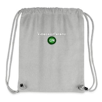 Videokonferenz - Stanley/Stella recycelter Gym Bag - Grau meliert - Vorne