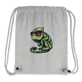Chameleon Tier - Stanley/Stella recycelter Gym Bag - Grau meliert - Vorne
