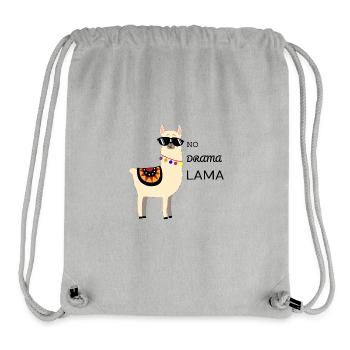 NO DRAMA LAMA - Stanley/Stella Recycled Gym Bag - heather grey - Front