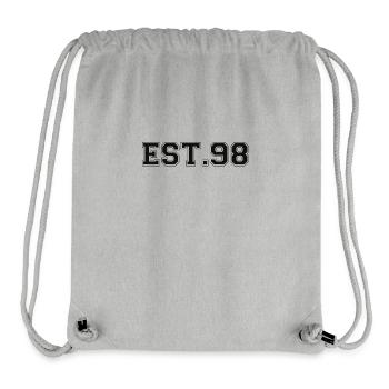 EST.98 - Sac à cordon recyclé Stanley/Stella - gris chiné - Devant