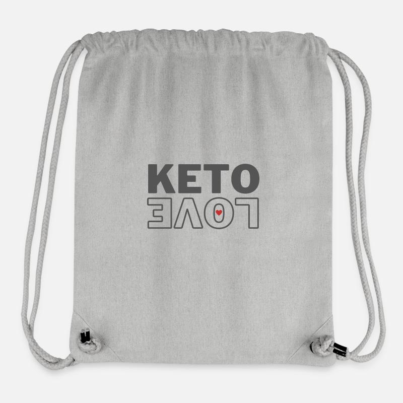 AMOUR CÉTO - Sac à cordon recyclé Stanley/Stella - gris chiné