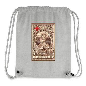 Haile Selassie I Jah Rastafari Rasta Reggae Roots - Stanley/Stella Recycled Gym Bag - heather grey - Front