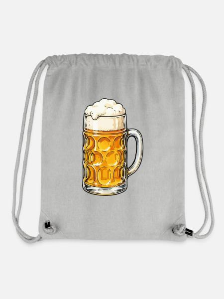 Beer mug with foam - Stanley/Stella Recycled Gym Bag - heather grey