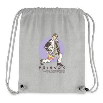 Friends Joey Wearing Chandler's Clothes - Stanley/Stella Recycled Gym Bag - heather grey - Front