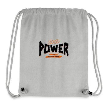 Strength in the rhythm of life - Stanley/Stella Recycled Gym Bag - heather grey - Front