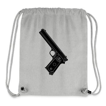 Military Pistol 38 Colt - Stanley/Stella Recycled Gym Bag - heather grey - Front