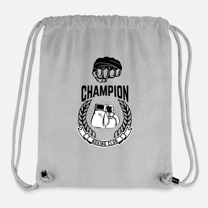 Champion Boxe - Sac à cordon recyclé Stanley/Stella - gris chiné
