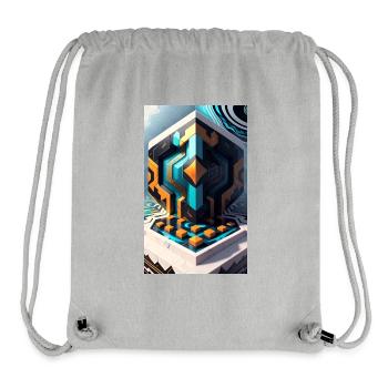 Mystical Forms - Stanley/Stella Recycled Gym Bag - heather grey - Front
