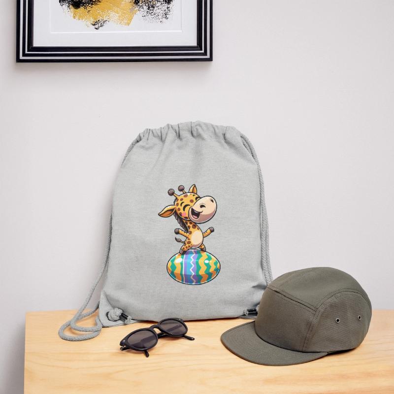 Easter Giraffe Dances, Dancer Egg Stanley/Stella Recycled Gym Bag