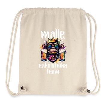 Malle Eskalations Team - Stanley/Stella recycelter Gym Bag - Naturweiß - Vorne