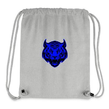 Tiger Animal Portrait - Stanley/Stella Recycled Gym Bag - heather grey - Front