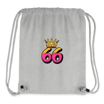 66 Number Krone - Stanley/Stella Recycled Gym Bag - heather grey - Front