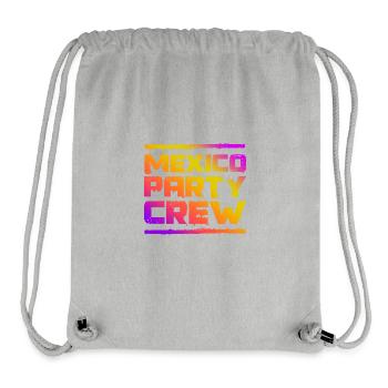 Mexico Party Crew Colorful - Stanley/Stella Recycled Gym Bag - heather grey - Front