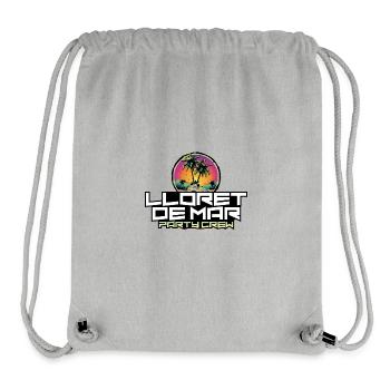 Lloret De Mar Party Crew Urlaub - Stanley/Stella recycelter Gym Bag - Grau meliert - Vorne