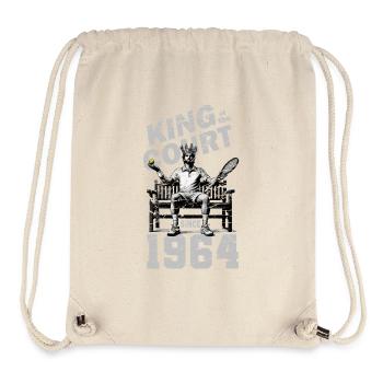 Chemise de tennis Homme 60e anniversaire 1964 - Sac à cordon recyclé Stanley/Stella - blanc naturel - Devant