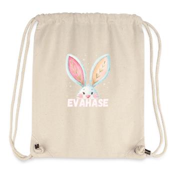 Name Eva Hase Evahase Kosename - Stanley/Stella recycelter Gym Bag - Naturweiß - Vorne