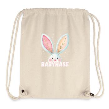 Baby Bunny Baby Pet Name - Stanley/Stella Recycled Gym Bag - natural - Front