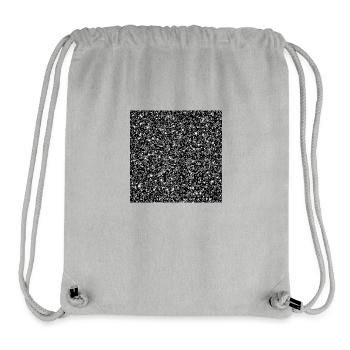 False silver glitter background - Stanley/Stella Recycled Gym Bag - heather grey - Front