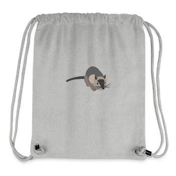 Souris grise - Sac à cordon recyclé Stanley/Stella - gris chiné - Devant