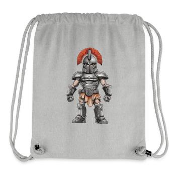 Spartaner Gladiator - Stanley/Stella recycelter Gym Bag - Grau meliert - Vorne