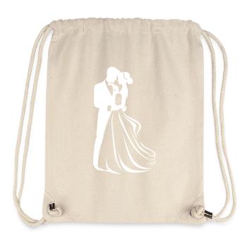 Bride and groom Bride Groom - Stanley/Stella Recycled Gym Bag - natural - Front