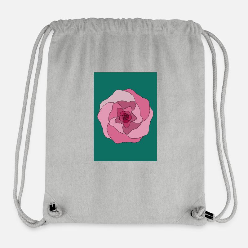 Wildrose - Stanley/Stella recycelter Gym Bag - Grau meliert