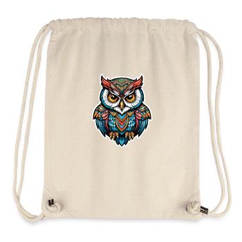 Owl Neo Traditional - Stanley/Stella Recycled Gym Bag - natural - Front