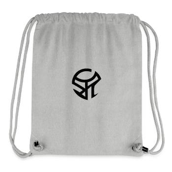 logo - Sac à cordon recyclé Stanley/Stella - gris chiné - Devant