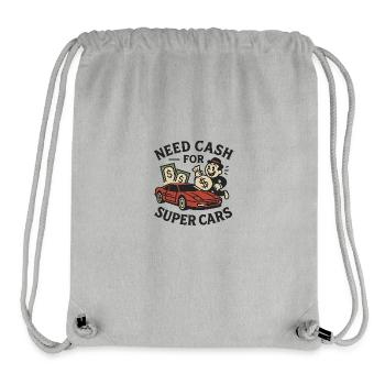 Need Cash for Supercars - Stanley/Stella recycelter Gym Bag - Grau meliert - Vorne