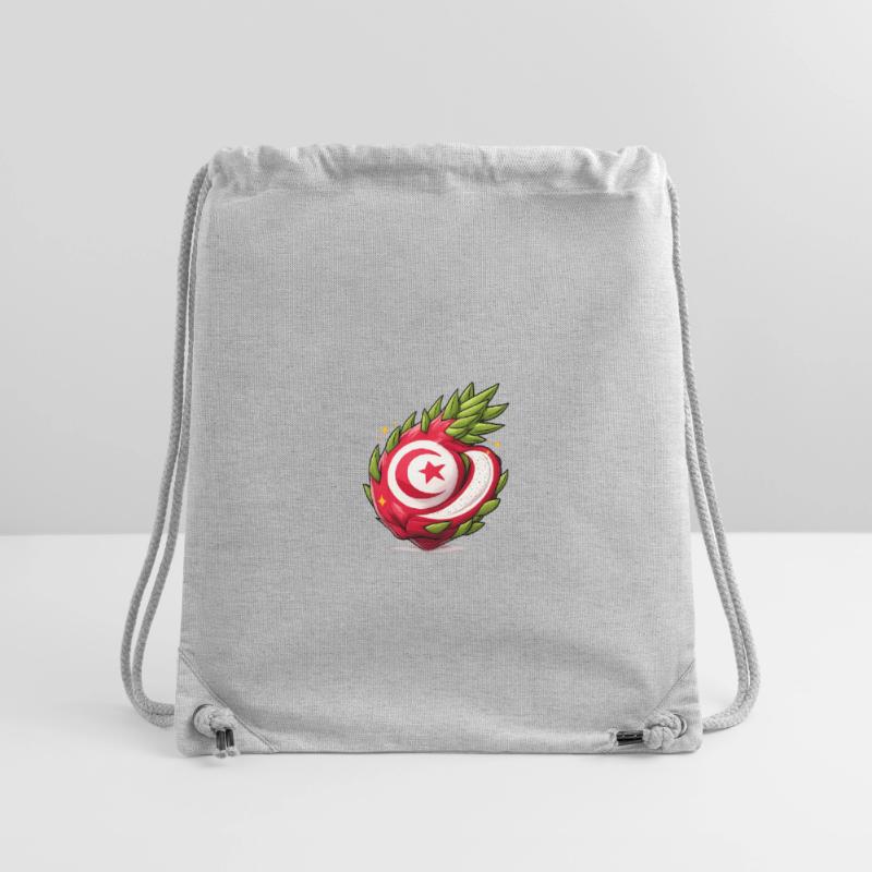 Tunisian Fruit Heart Pattern Stanley/Stella Recycled Gym Bag