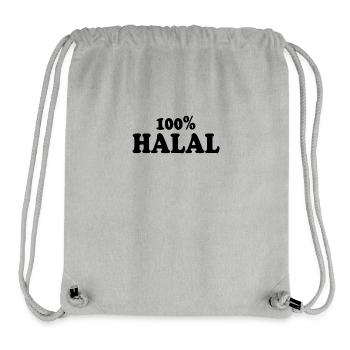 Halal - Stanley/Stella recycelter Gym Bag - Grau meliert - Vorne