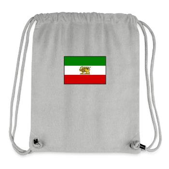 IRAN - Sac à cordon recyclé Stanley/Stella - gris chiné - Devant