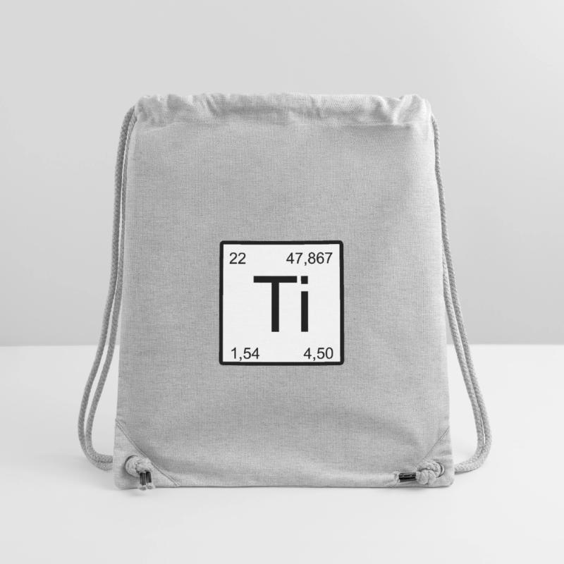 Titanium Elementsymbol Minimal Tile Stanley/Stella recycelter Gym Bag