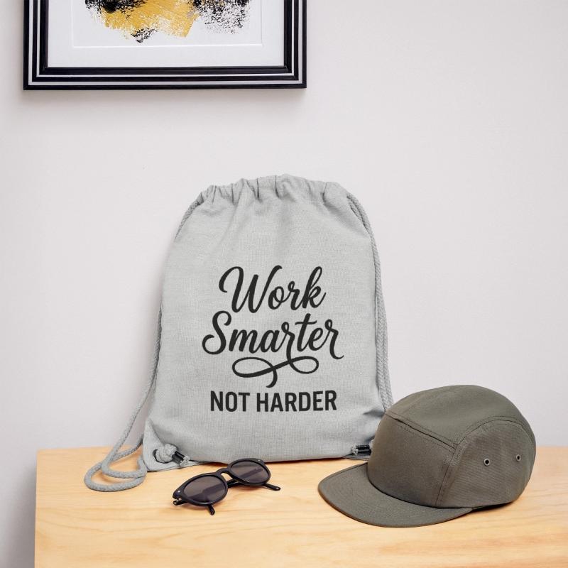 Work Smarter Not Harder - Efficiency First Stanley/Stella Recycled Gym Bag