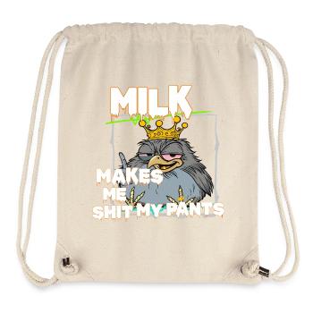 King Sparrow – Das ehrlichste Shirt für echte Type - Stanley/Stella recycelter Gym Bag - Naturweiß - Vorne