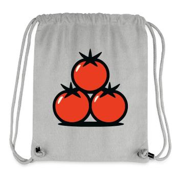 Greenhouse Vegetable Tomato Harvest - Stanley/Stella Recycled Gym Bag - heather grey - Front