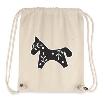 Pferd Weihnachten - Stanley/Stella recycelter Gym Bag - Naturweiß - Vorne