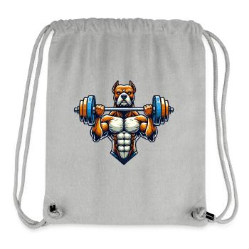 trained - Stanley/Stella Recycled Gym Bag - heather grey - Front
