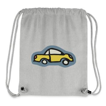 Sportauto - Spielzeug Auto Design - Stanley/Stella recycelter Gym Bag - Grau meliert - Vorne